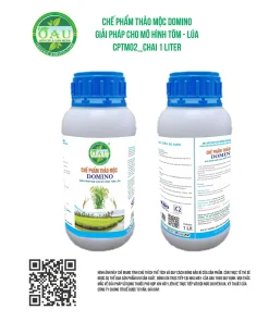 CHẾ PHẨM THẢO MỘC DOMINO GIẢI PHÁP CHO MÔ HÌNH TÔM - LÚA CPTM02_CHAI 1 LITER